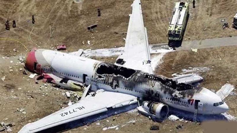 تحطم طائرة تركية