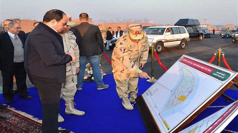 تفاصيل تفقد السيسى