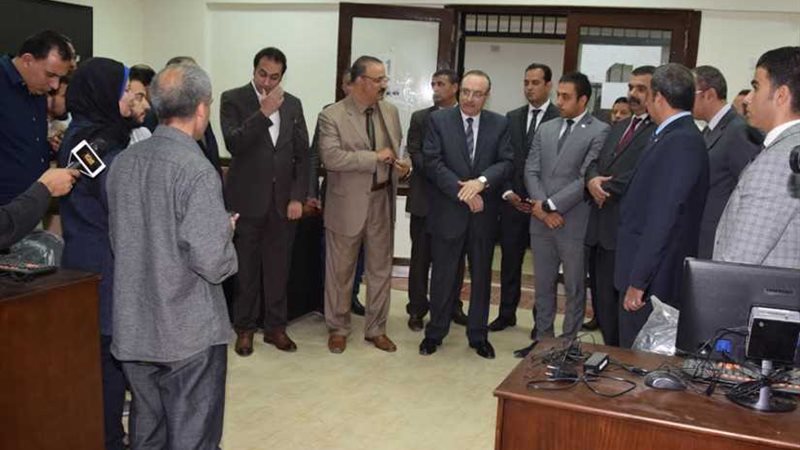 محافظ بنى سويف يتفقد