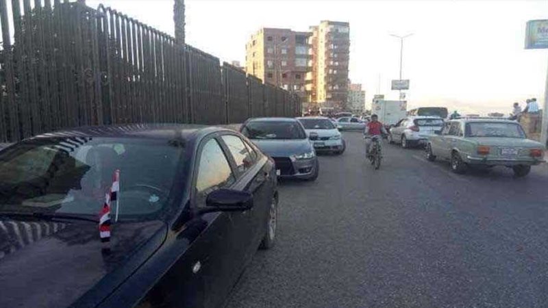 مسيرة بالسيارات لتأييد