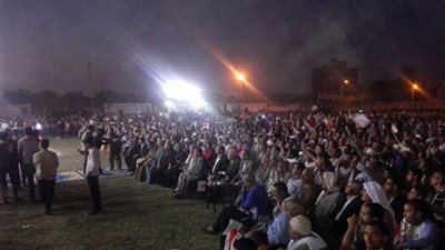 مؤتمر جماهيري لائتلاف دعم مصر في بني سويف