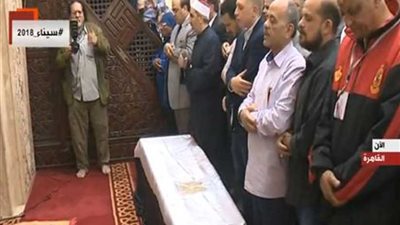 صلاة الجنازة على سمير زاهر من مسجد عمر بن عبد العزيز (فيديو)