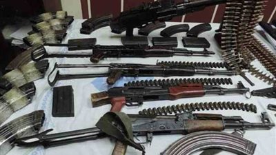 ضبط 60 قطعة سلاح مع 54 متهمًا
