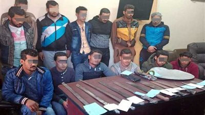 ضبط أطراف مشاجرة السنج بموقف طنطا