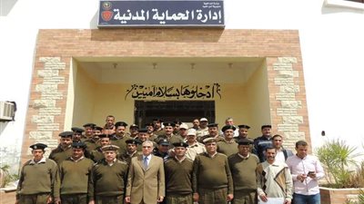 نائب مدير أمن المنيا يشهد ختام 