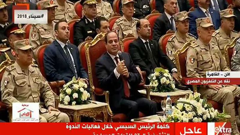 السيسي: شهداؤنا أوتاد