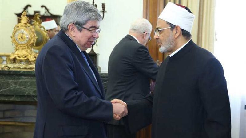 الإمام الأكبر يصل