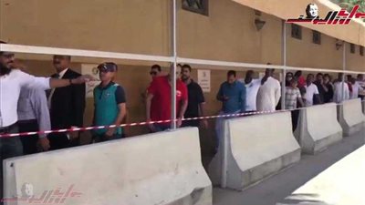 شاهد.. طوابير الناخبين بالقنصلية العامة بجدة‎