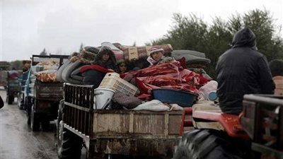 نزوح أكثر من 150 ألف نسمة عن عفرين في يومين جراء القصف التركي