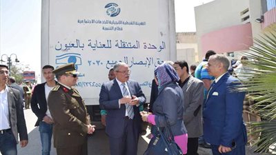 محافظ المنيا يتفقد أعمال 