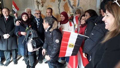 بالفيديو.. المصريون يتوافدون على لجان الانتخابات الرئاسية بألمانيا