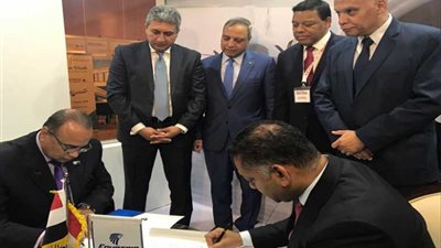 توقيع اتفاقية بين شركة مصر للطيران للصيانة والخطوط الكينية