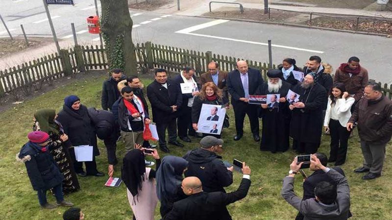 صور.. الجالية المصرية