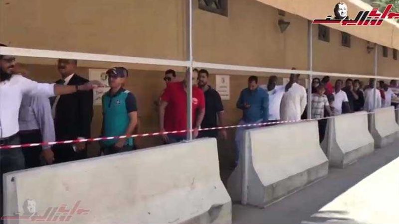 شاهد.. طوابير الناخبين