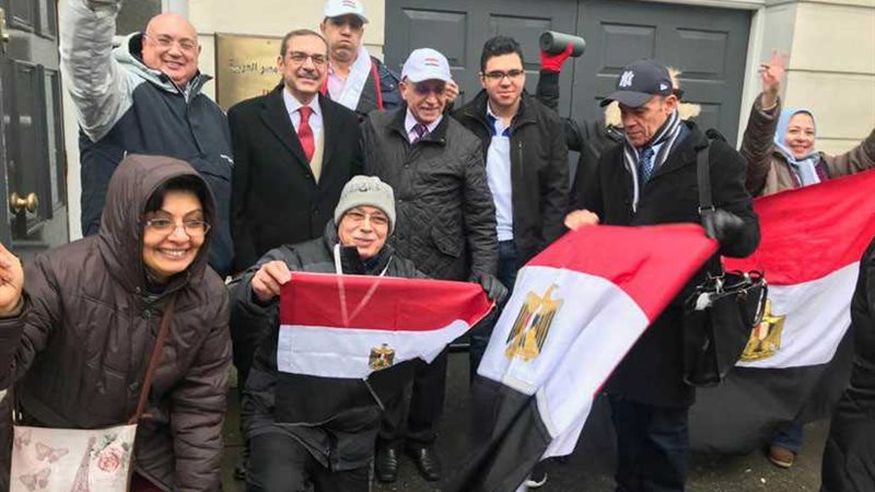 أعضاء بالجالية المصرية