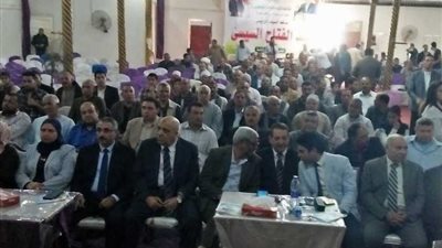 مؤتمر جماهيري لدعم السيسي ببني سويف