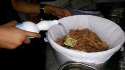 إعدام 40 كيلو أغذية فاسدة بالمنصورة