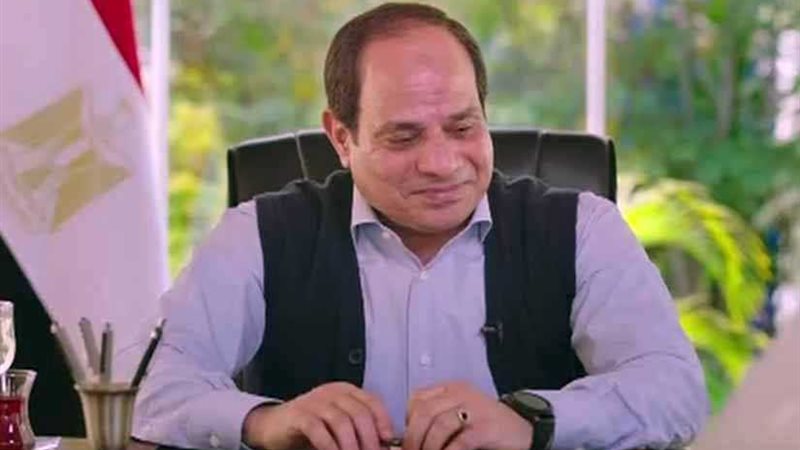 لحظة تأثر السيسي