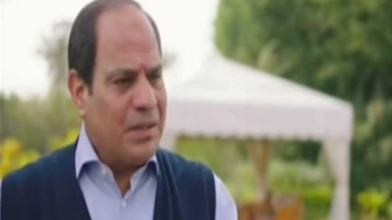 السيسي يصف الحالة