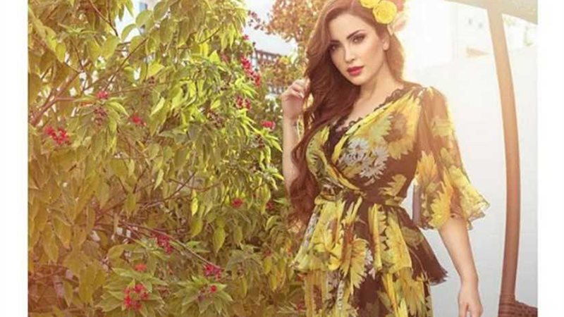 إطلالة ربيعية لنسرين