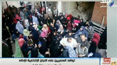 توافد الناخبين على لجان حدائق القبة (فيديو)