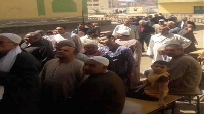 طابور الكرامة والشرف أمام لجان بالغربية