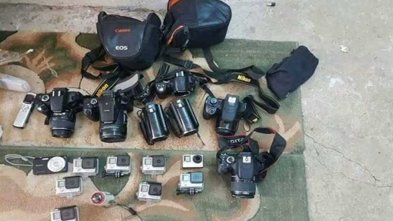 القبض على فريق تصوير