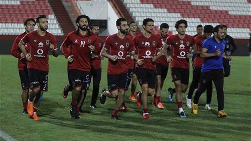 الأهلي يخوض مرانه