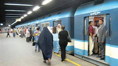 توقف حركة قطارات الخط الأول بمترو الأنفاق بسبب عطل فني