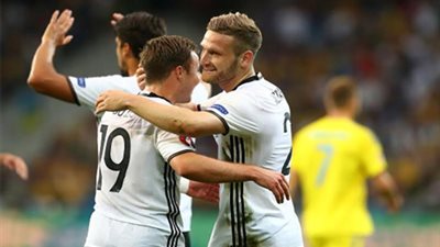 بالصور.. المنتخب الألماني يجتاز الاختبار الأول باليورو