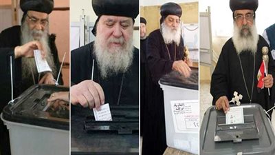 أساقفة المجمع المقدس للكنيسة الأرثوذكسية يدلون بأصواتهم في الانتخابات الرئاسية