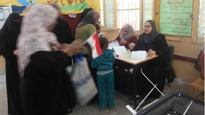 قاضى لجنة على مبارك بطنطا :تزايد عدد الناخبات