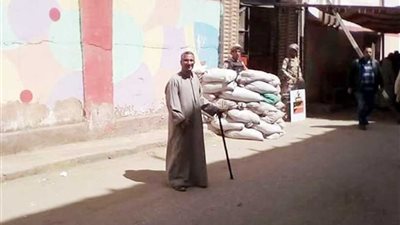 رغم مرضه بجلطة يشارك من أجل السيسي