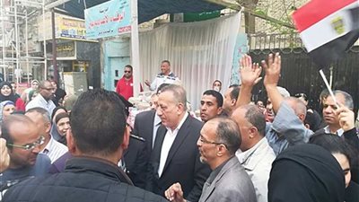 محافظ الجيزة: أعداد الناخبين في زيادة.. ولم نرصد أي معوقات