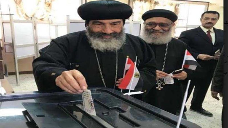 الأنبا تادرس يدلي