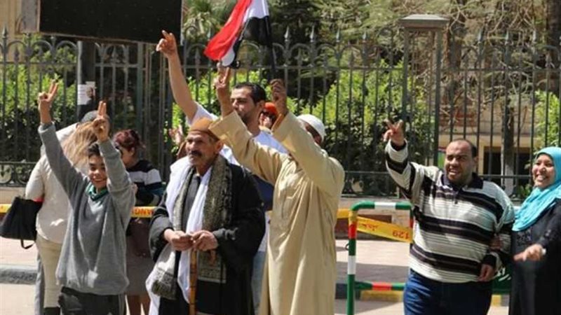 المنوفية تكتسي بالأعلام