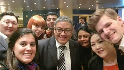 ‎ مصري مراقب بالانتخابات الروسية