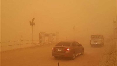 إغلاق الملاحة الجوية بمطار أسيوط بسبب العاصفة الترابية