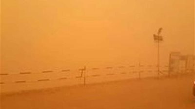 أسيوط:توافد المواطنين للتصويت في الانتخابات رغم العاصفة الترابية