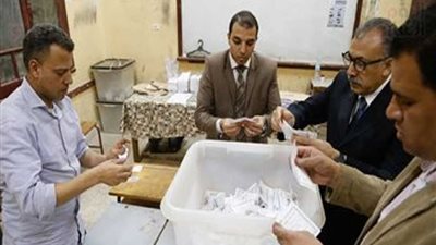 58574 صوتا للسيسي مقابل 1829 لموسى بلجنة ادكو بالبحيرة