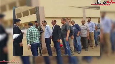 بالفيديو.. إقبال كثيف على لجان الانتخابات بالنزهة
