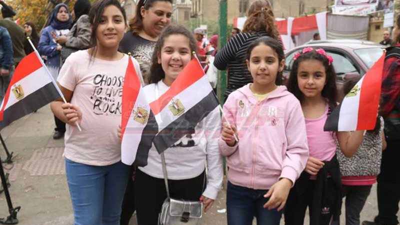 أطفال مصر في مدرسة