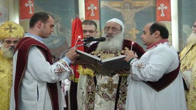 أقباط الغربية يحتفلون بـ