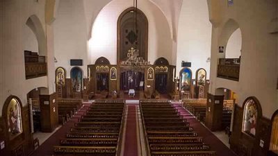 الأقباط يؤدون صلاة الشعانين بـ