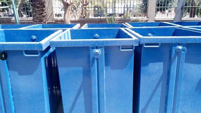 75 صندوق قمامة لدعم منظومة النظافة بثلاث مدن بالقليوبية