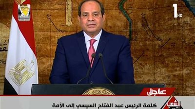 نص كلمة الرئيس للشعب المصري بمناسبة إعلان نتائج الانتخابات الرئاسية