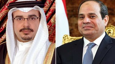 ولي العهد البحريني يهنئ الرئيس السيسي بفوزه في الانتخابات الرئاسية