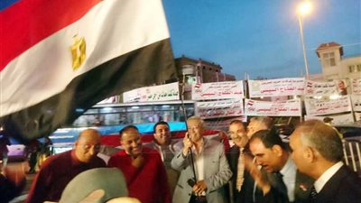 تعليم القليوبية تحتفل بفوز الرئيس (صور)