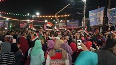 ميادين كفرالشيخ تحتفل بفوز الرئيس (صور)