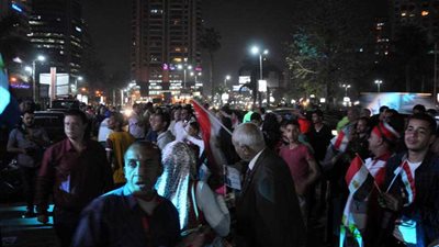 مواطنو الجيزة يحتفلون بفوز الرئيس (صور)